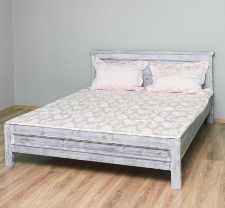 Pat cu tablie 160x200cm de la Rustic Butique PS541 - Culoare_P065 - PERIAT ADANC