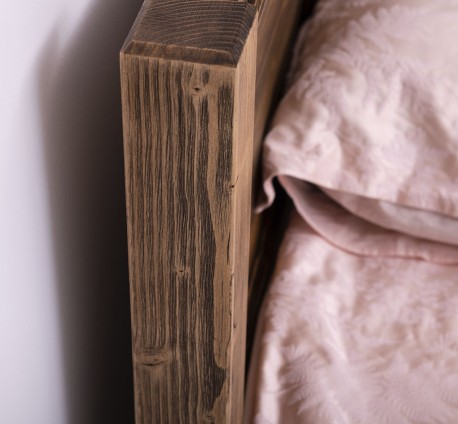 Pat cu tablie 180x200cm de la Rustic Butique PS613-180x200 - Culoare_P064 - PERIAT ADANC