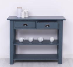 Consola cu 2 rafturi de la Rustic Butique PS141 - Culoare_P051A - VOPSIT ANTICHIZAT