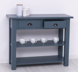 Consola cu 2 rafturi de la Rustic Butique PS141 - Culoare_P051A - VOPSIT ANTICHIZAT