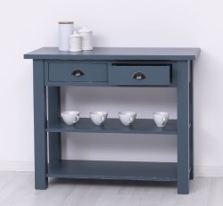 Consola cu 2 rafturi de la Rustic Butique PS141 - Culoare_P051A - VOPSIT ANTICHIZAT