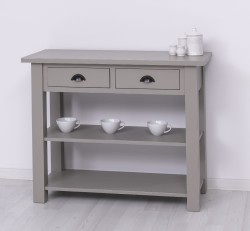 Consola cu 2 rafturi de la Rustic Butique PS141 - Culoare_P030A - VOPSIT ANTICHIZAT