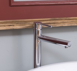 Dulap baie cu 2 usi lamelare - lavoarele nu sunt incluse in pret de la Rustic Butique PS665 - Culoare Top_P064 - Culoare Corp_P023++P029A - TRIPLU COLOR