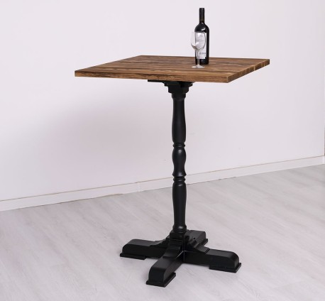 Masa de bar 110cm de la Rustic Butique PS674 - Culoare Top_P064 - Culoare Corp_P003 - DUBLU COLOR
