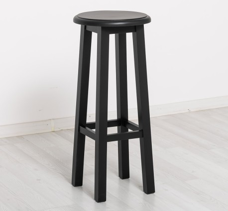 Scaun de bar cu blat rotund de la Rustic Butique PS625 - Culoare_P003 - VOPSIT