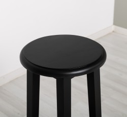 Scaun de bar cu blat rotund de la Rustic Butique PS625 - Culoare_P003 - VOPSIT