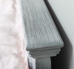 Pat cu tablie 140x200cm de la Rustic Butique PS541 - Culoare_P065 - PERIAT ADANC