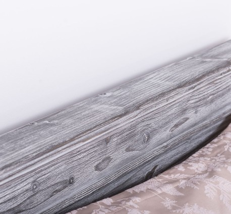 Pat cu tablie 90x200cm de la Rustic Butique PS541 - Culoare_P065 - PERIAT ADANC