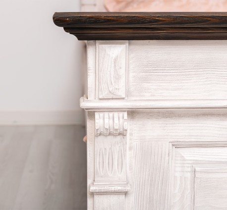 Pat cu ornamente 140x200cm, Colectia Directoire de la Rustic Butique PS427 - Culoare_P080 - PERIAT ADANC
