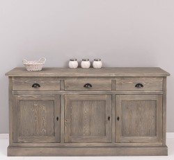 Bufet 3 usi, 3 sertare, BAS de la Rustic Butique PS403BAS - Culoare_P068 - PERIAT ADANC