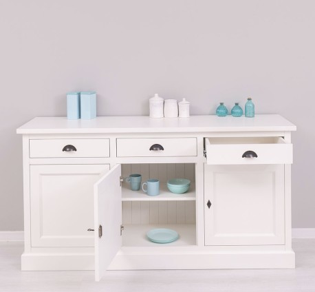 Bufet 3 usi, 3 sertare, BAS de la Rustic Butique PS403BAS - Culoare_P039 - VOPSIT