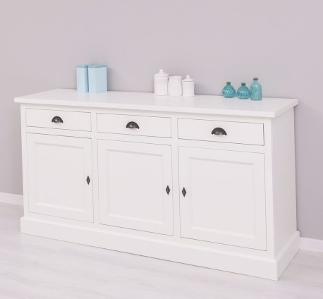 Bufet 3 usi, 3 sertare, BAS de la Rustic Butique PS403BAS - Culoare_P039 - VOPSIT