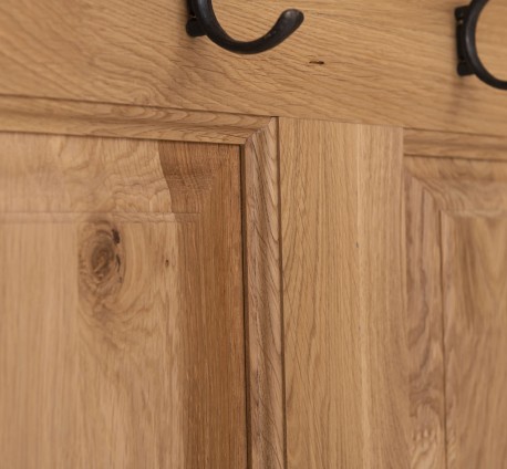 Cuier cu 2 usi stejar de la Rustic Butique OPS366 - Culoare_P061 - LACUIT