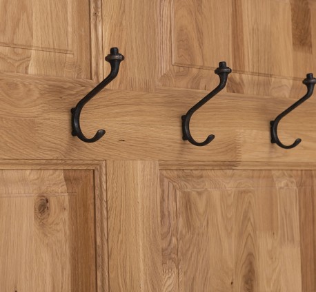 Cuier cu 2 usi stejar de la Rustic Butique OPS366 - Culoare_P061 - LACUIT