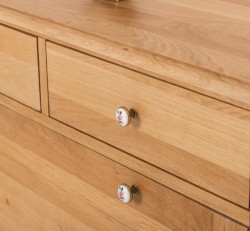 Dulap 2 usi si 2 sertare, stejar de la Rustic Butique OPS358 - Culoare_P061 - LACUIT