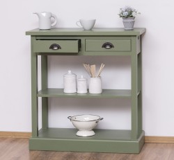 Consola cu 2 sertare, 1 polita de la Rustic Butique PS514 - Culoare_P038 - VOPSIT