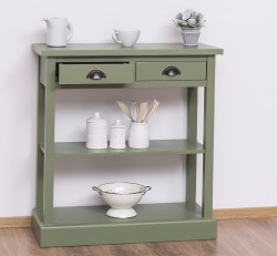 Consola cu 2 sertare, 1 polita de la Rustic Butique PS514 - Culoare_P038 - VOPSIT
