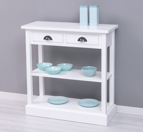 Consola cu 2 sertare, 1 polita de la Rustic Butique PS514 - Culoare_P004 - VOPSIT