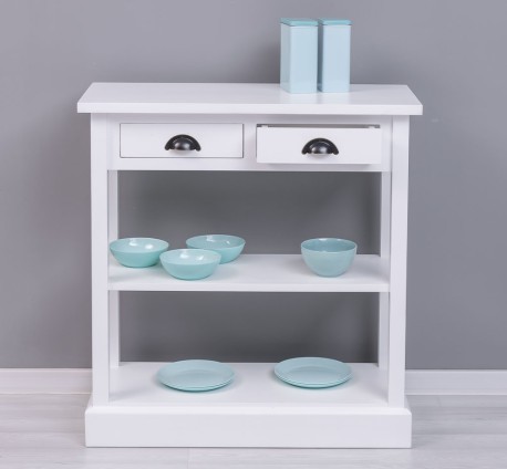 Consola cu 2 sertare, 1 polita de la Rustic Butique PS514 - Culoare_P004 - VOPSIT