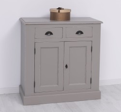 Bufet cu 2 usi, 2 sertare, BAS de la Rustic Butique PS70BAS - Culoare_P025++P030A - 2 STRATURI DE CULORI ANTICHIZAT