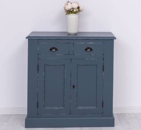 Bufet cu 2 usi, 2 sertare, BAS de la Rustic Butique PS70BAS - Culoare_P051A - VOPSIT ANTICHIZAT
