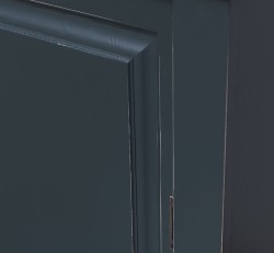 Bufet cu 2 usi glisante de la Rustic Butique PS597BAS - Culoare Ext._P087A / Culoare Int._P037 - DUBLU COLOR