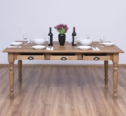 Masa dining 210x90cm de la Rustic Butique PS45 - Culoare_P001 - CERUIT