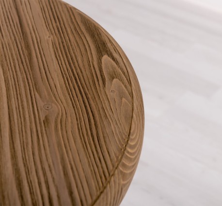 Masa de bar cu blat rotund 78cm de la Rustic Butique PS673 - Culoare Top_P066 / Culoare Corp_P015 - DUBLU COLOR