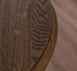 Masa de bar cu blat rotund 78cm, blat stejar de la Rustic Butique PS673 - Culoare Top_P064 - Culoare Corp_P004 - DUBLU COLOR