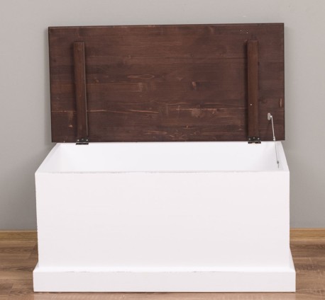 Cufar 90x45x45cm de la Rustic Butique PS54 - Culoare Top_P056 - Culoare Corp_P029++P004A - TRIPLU COLOR