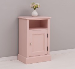 Noptiera cu 1 usa si spatiu deschis de la Rustic Butique PS435 - Culoare_P043 - VOPSIT