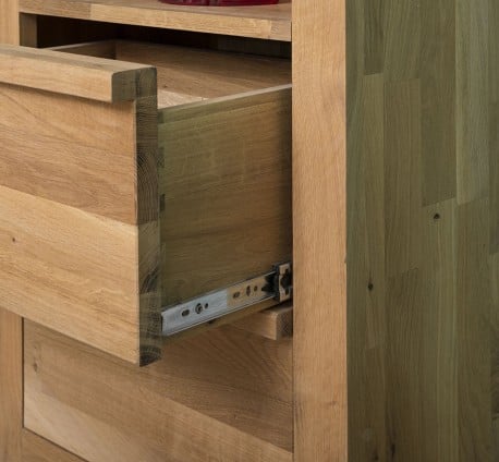 Etajera cu doua sertare Wild Oak, sertare pe sine metalice de la Studio Szel OPS631 - Culoare_P089 - ULEIAT