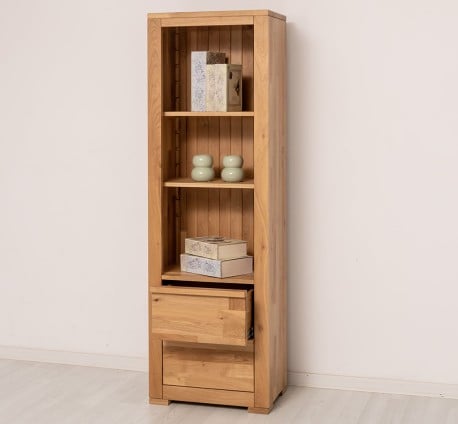 Etajera cu doua sertare Wild Oak, sertare pe sine metalice de la Studio Szel OPS631 - Culoare_P061 - LACUIT