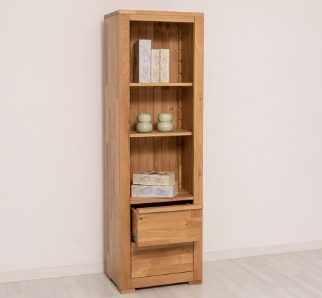 Etajera cu doua sertare Wild Oak, sertare pe sine metalice de la Studio Szel OPS631 - Culoare_P061 - LACUIT