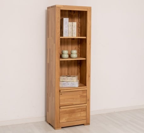 Etajera cu doua sertare Wild Oak, sertare pe sine metalice de la Studio Szel OPS631 - Culoare_P061 - LACUIT