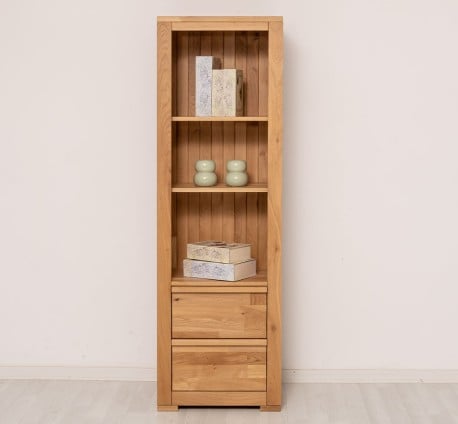 Etajera cu doua sertare Wild Oak, sertare pe sine metalice de la Studio Szel OPS631 - Culoare_P061 - LACUIT