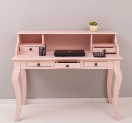 Birou cu picioare curbate de la Rustic Butique PS580 - Culoare_P043 - VOPSIT