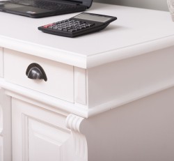 Birou cu 2 usi si 3 sertare, Colectia Directoire de la Rustic Butique PS115 - Culoare_P004 - VOPSIT
