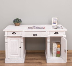 Birou cu 2 usi si 3 sertare, Colectia Directoire de la Rustic Butique PS115 - Culoare_P080 - PERIAT ADANC