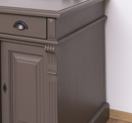 Birou cu 2 usi si 3 sertare, Colectia Directoire de la Rustic Butique PS115 - Culoare_P028 - VOPSIT