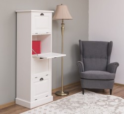 Comoda ingusta cu 4 usi rabatabile de la Rustic Butique PS13 - Culoare_P039 - VOPSIT
