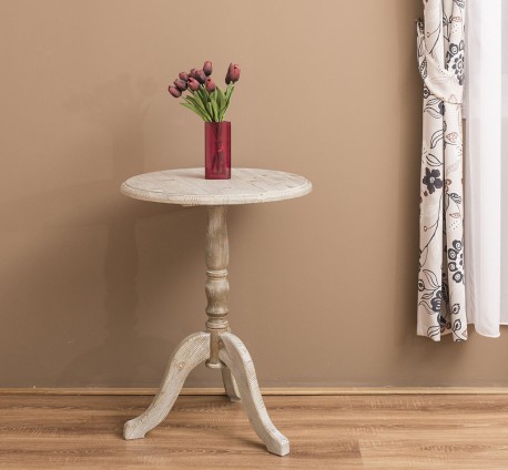 Masa cafea rotunda de la Rustic Butique PS400 - Culoare_P070 - PERIAT ADANC