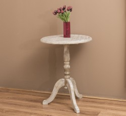 Masa cafea rotunda de la Rustic Butique PS400 - Culoare_P070 - PERIAT ADANC
