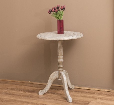 Masa cafea rotunda de la Rustic Butique PS400 - Culoare_P070 - PERIAT ADANC