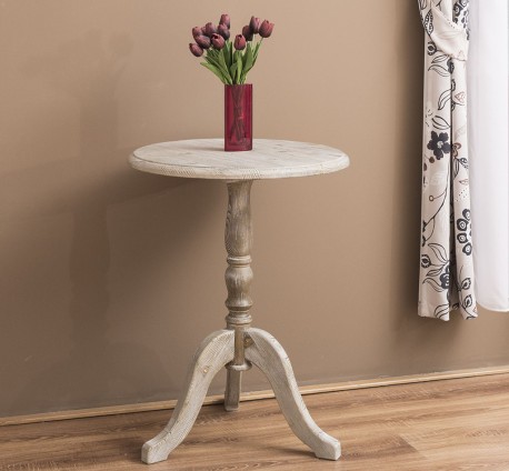 Masa cafea rotunda de la Rustic Butique PS400 - Culoare_P070 - PERIAT ADANC