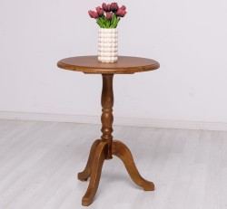 Masa cafea rotunda de la Rustic Butique PS400 - Culoare_P084 - LACUIT & VOPSIT