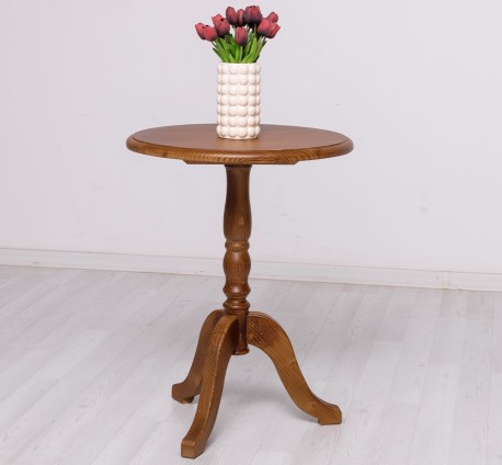 Masa cafea rotunda de la Rustic Butique PS400 - Culoare_P084 - LACUIT & VOPSIT