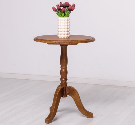 Masa cafea rotunda de la Rustic Butique PS400 - Culoare_P084 - LACUIT & VOPSIT