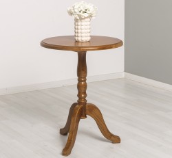 Masa cafea rotunda de la Rustic Butique PS400 - Culoare_P084 - LACUIT & VOPSIT