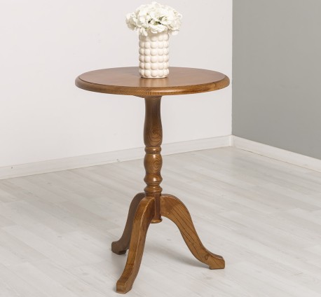 Masa cafea rotunda de la Rustic Butique PS400 - Culoare_P084 - LACUIT & VOPSIT